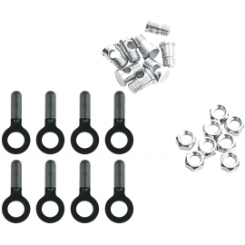  8X NUT BOLTS AND ENDCAPS