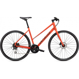 SPECIALIZED SIRRUS 2.0 Step Through 2020 Gloss Vivid Coral / Summer Blue / Satin Black Reflective