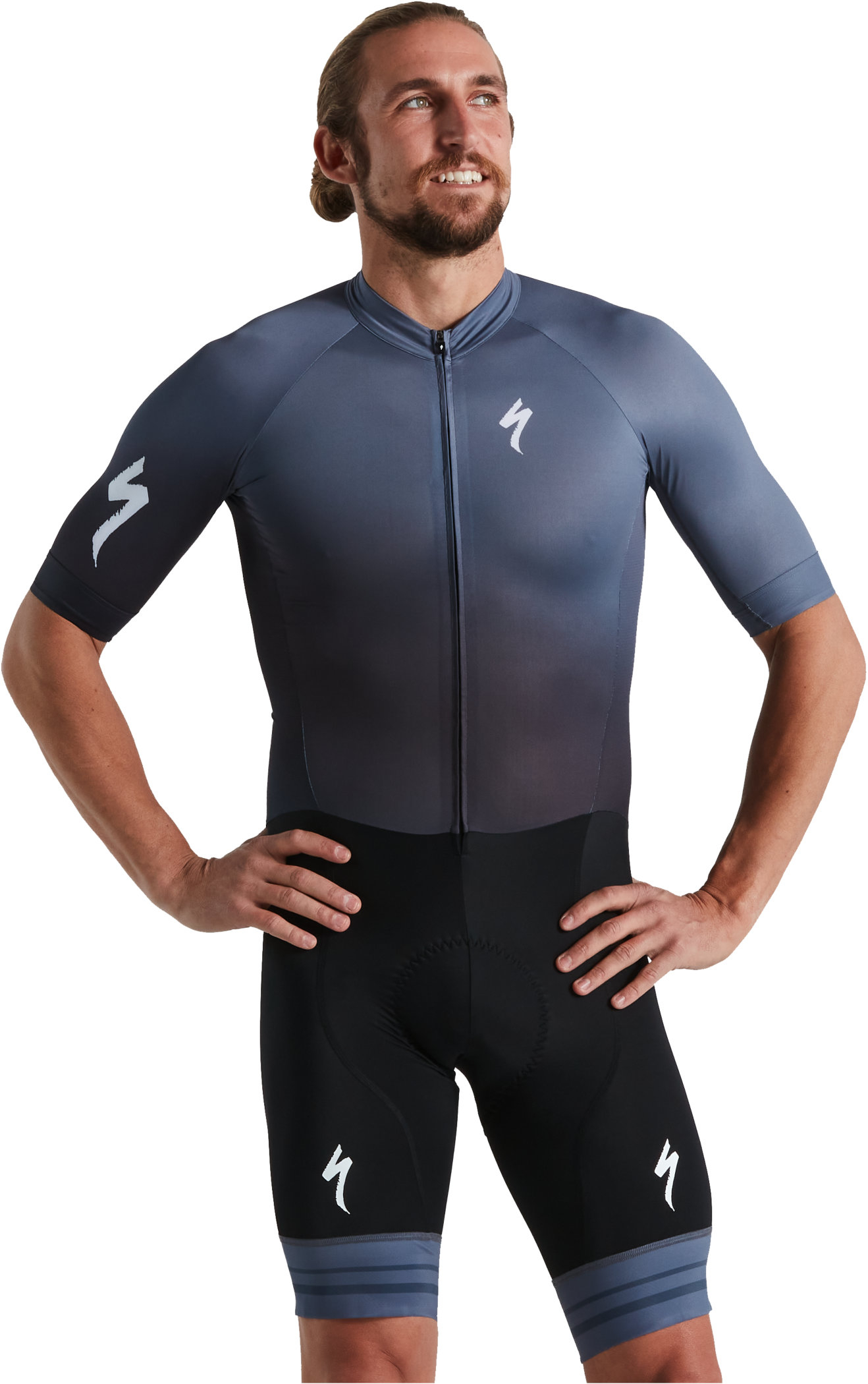 Specialized SL AIR SKINSUIT ANTHRACITE - The Bike Factory