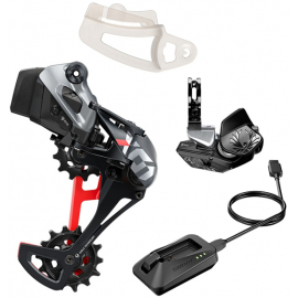 X01 EAGLE AXS UPGRADE RED (Rear Der wBattery  Controller wClamp  Charger/Cord  Chain Gap Tool)