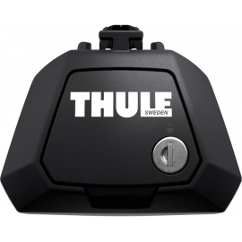 THULE 7104 Evo Raised Rail foot pack for cars with roof rails  pack of 4