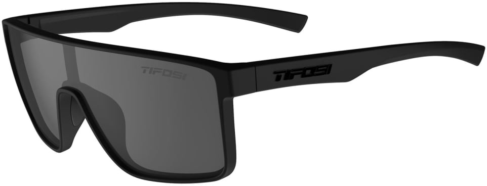 Tifosi Swank Sunglasses, Satin Black / Smoke Bright Blue