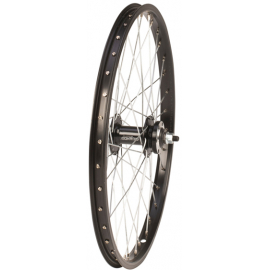 Black Tru-build Wheels 20 inch 20 X 1.75" Junior Front Disc Wheel 
