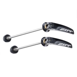 ZIPP TANGENTE QUICK RELEASE SKEWER - STAINLESS STEELWITH SILVER LOGO 100MM/130MM PAIR FOR ROAD WHE